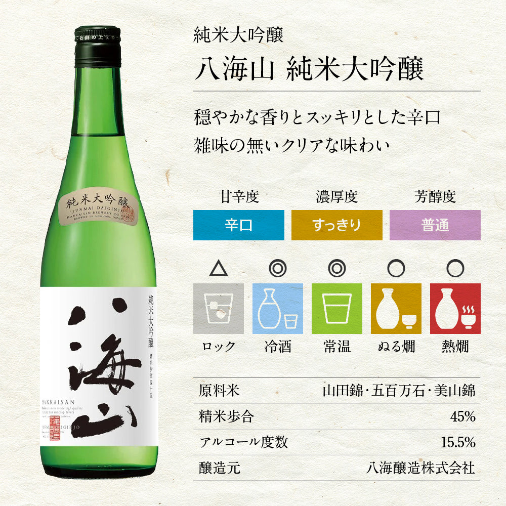 八海山 純米大吟醸