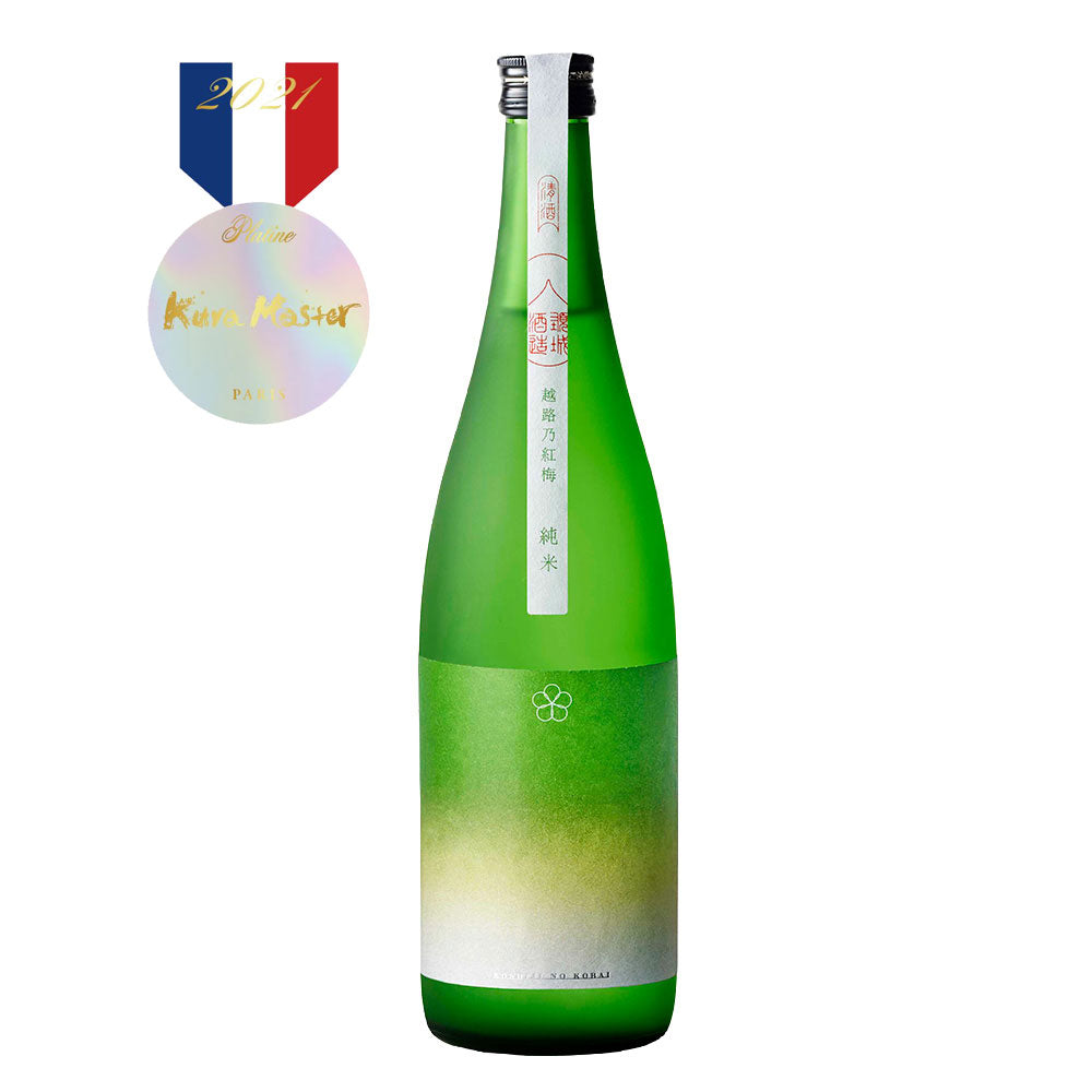 越路乃紅梅 純米 五百万石(2021年 KURAマスター 酒米「五百万石」部門プラチナ賞受賞)