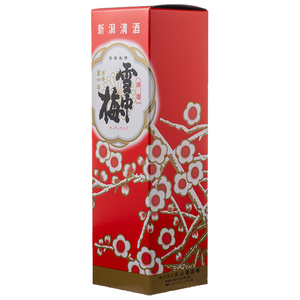 雪中梅 720ml 1本用カートン(斜め)