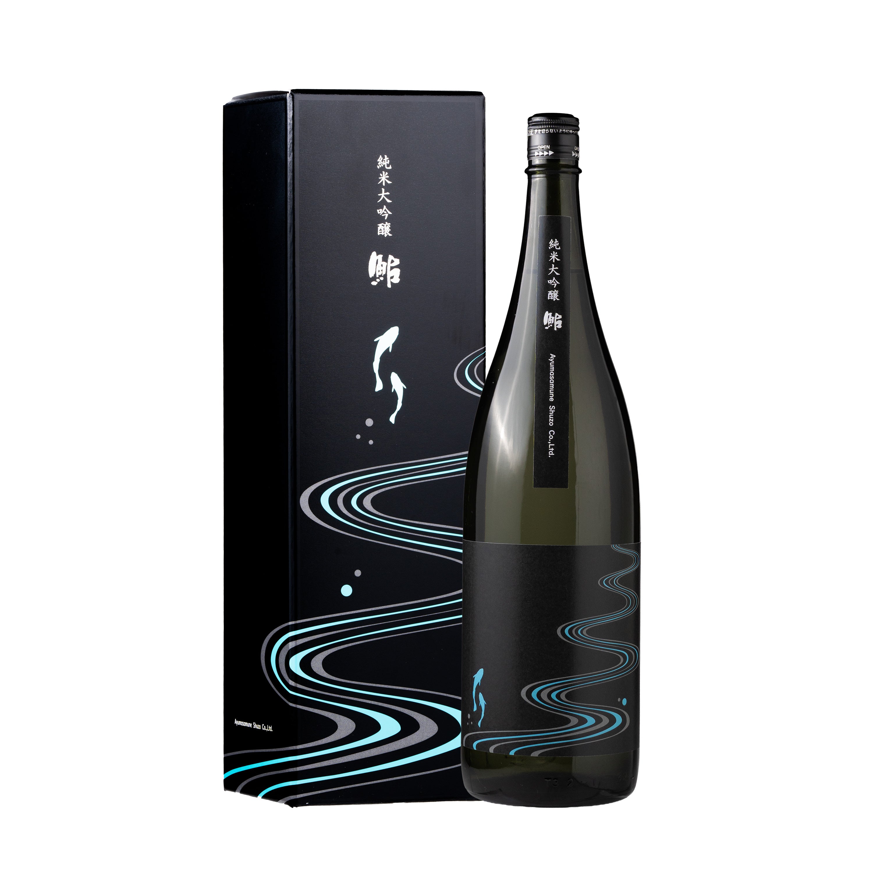 鮎正宗 純米大吟醸「鮎」 化粧箱入・華やかな香りとやわらかな口当たり