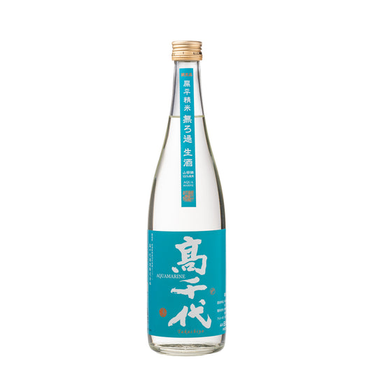 高千代　純米吟醸AQUAMARINE　うおぬま山田錦　無濾過生酒